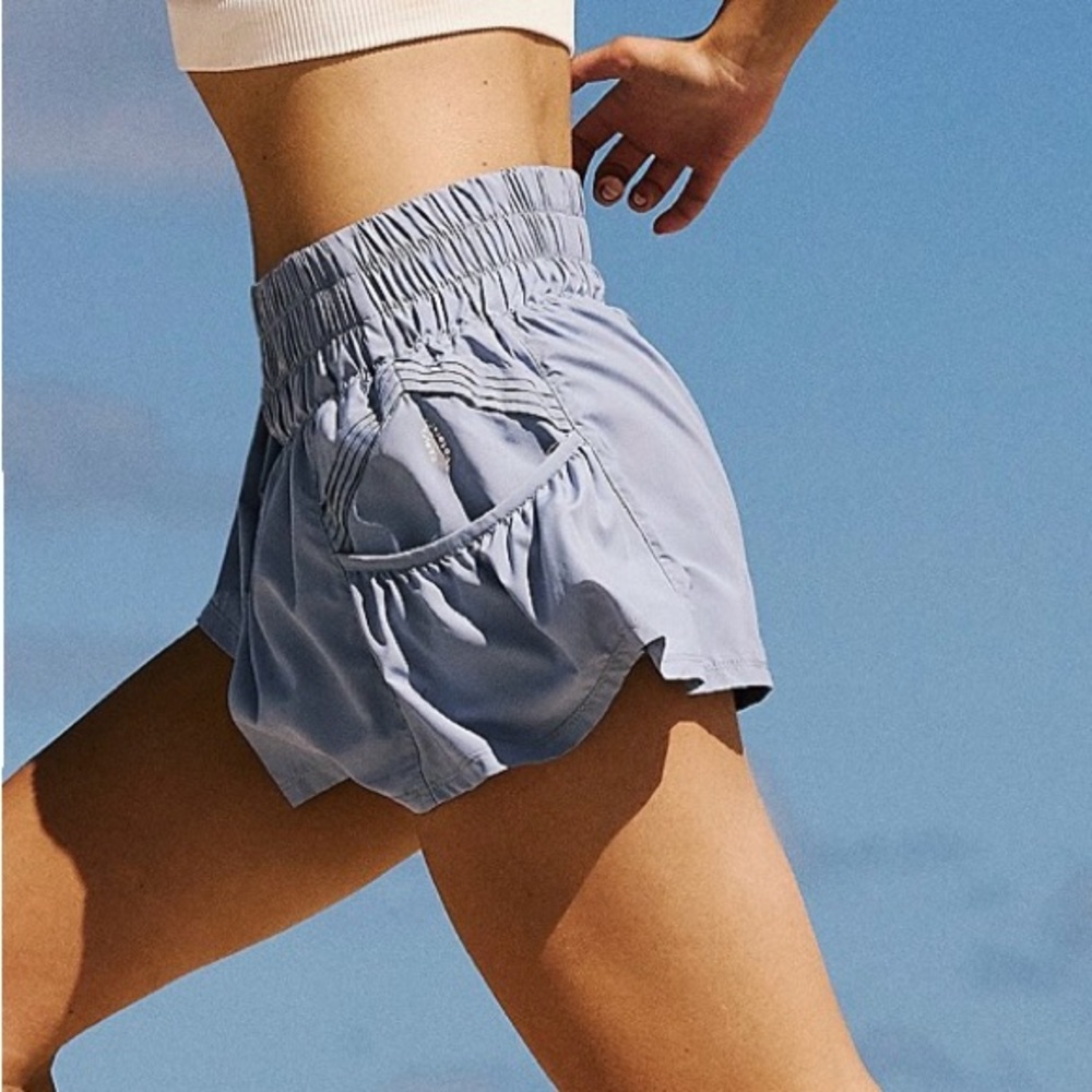 Get Your Flirt On Shorts - Arctic Mist - Size Small